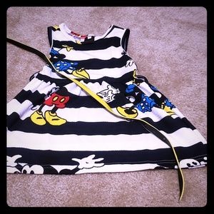2t NWOT Mickey belted dress